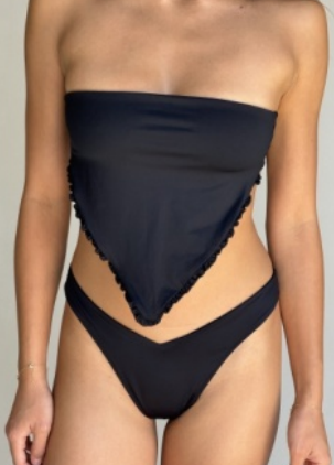 Swimwear |  Frankies Bikinis | Black bikini top