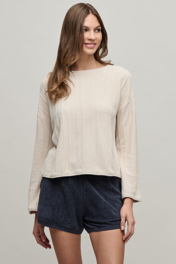 Boatneck Pullover | Barefoot Dreams | Long sleeve